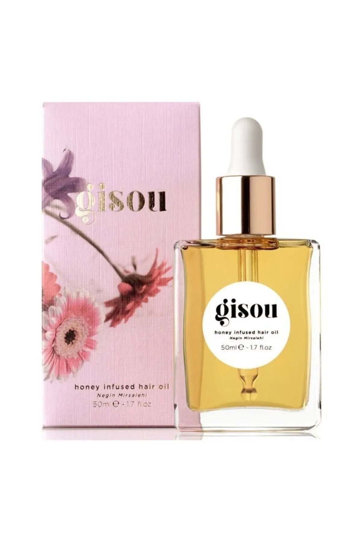 Gisou Honey Infused Hair Oil 50ml – Blush & Bronze