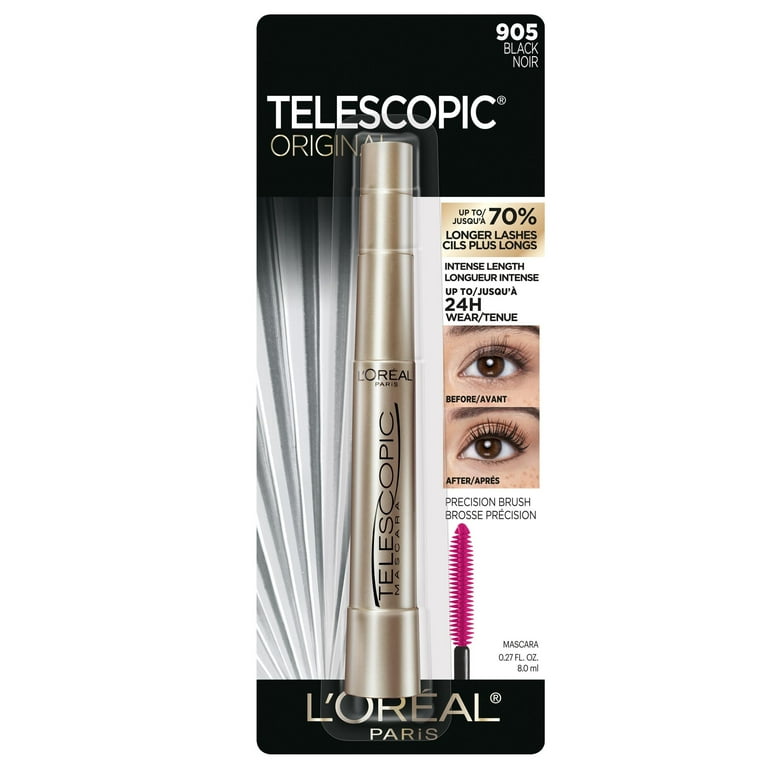 L'Oreal Paris Telescopic Original Washable Intense Lengthening Mascara, Black,