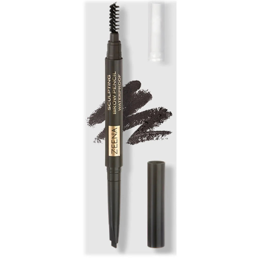 ZENA SCULPTING BROW PENCIL WATERPROOF 025 DARK BROWN