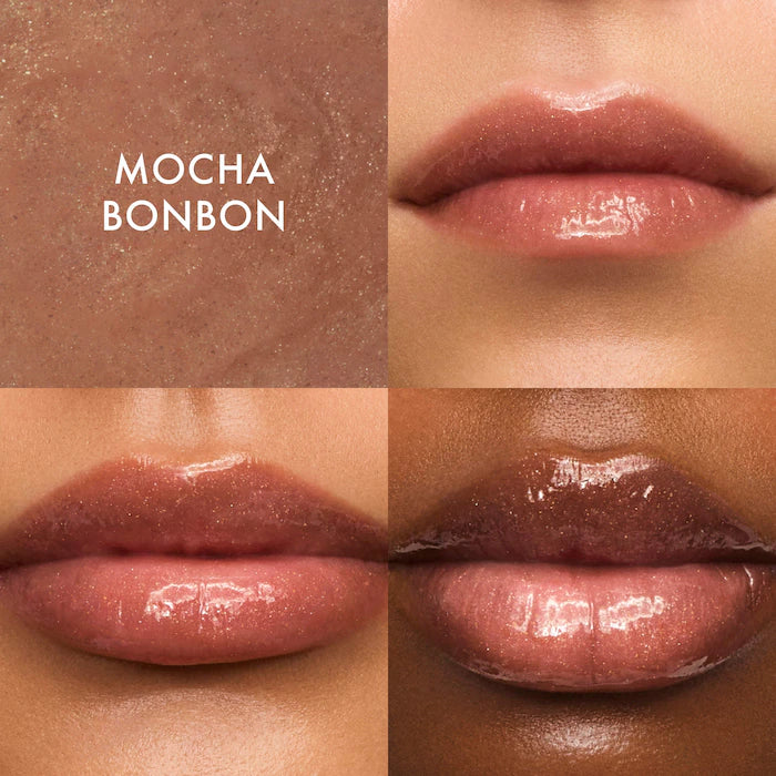 Summer Fridays 
Lip Butter Balm Treatment for Hydration + Nourishing Shine Color: Mocha Bonbon - Sheer neutral beige with golden shimmer