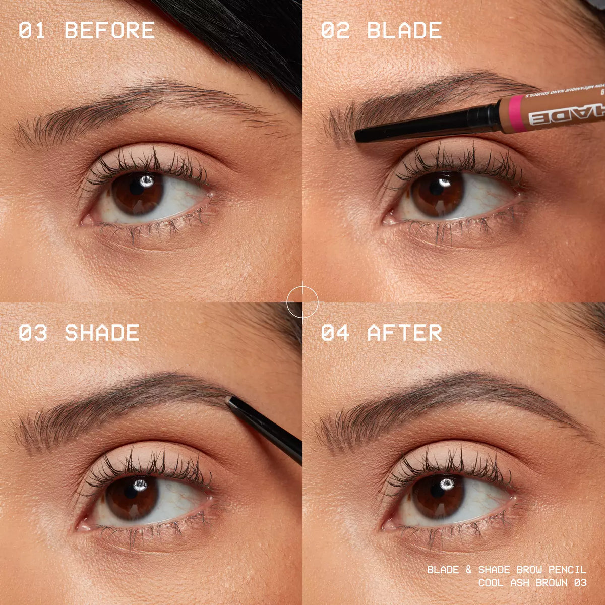 NYX Blade & Shade Nano Brow Pencil
Dual-edged brow pencil for precisely filled + naturally shaded brows in twelve colors color: Brunette