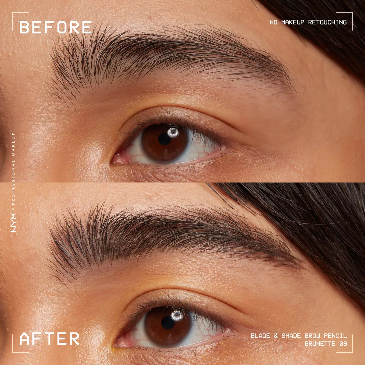 NYX Blade & Shade Nano Brow Pencil
Dual-edged brow pencil for precisely filled + naturally shaded brows in twelve colors color: Brunette