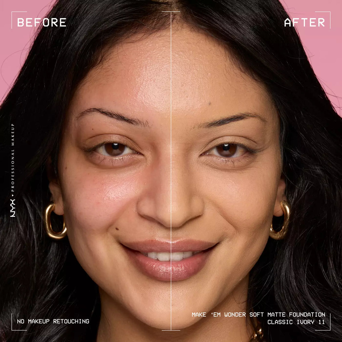 NYX Make ‘Em Wonder™ Soft Matte Buildable Foundation: CLASSIC IVORY