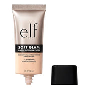ELF ESOFT GLAM SATIN FOUNDATION MEDIUM BUILDBLE COVERAGE LONG LASTING -14 FAIR COOL