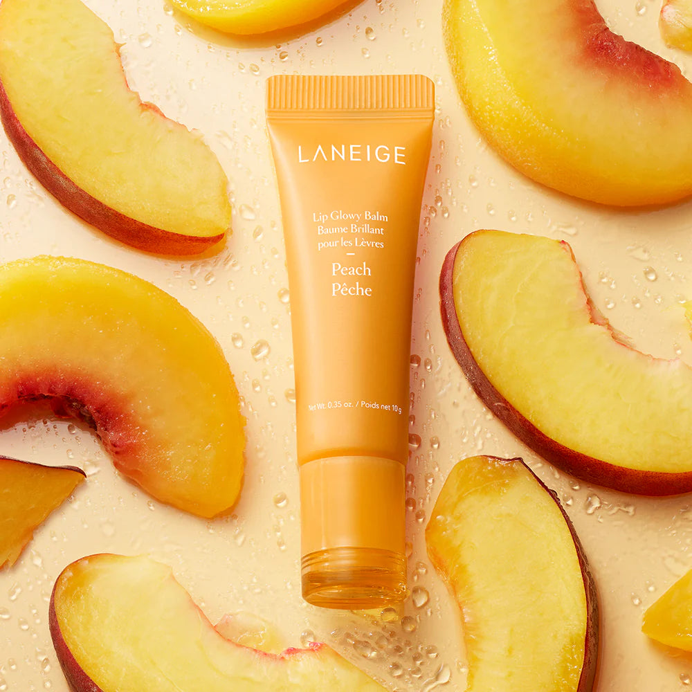 LANEIGE LIP GLOWY BALM - PEACH ICED TEA