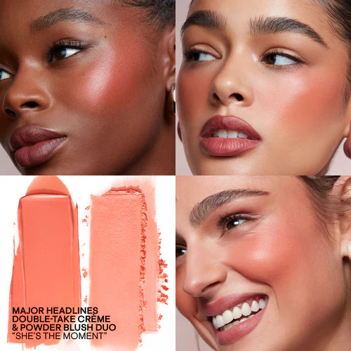 PATRICK TA DOUBLE TAKE CREME AND POWDER BLUSH - SHE'S THE MOMENT -