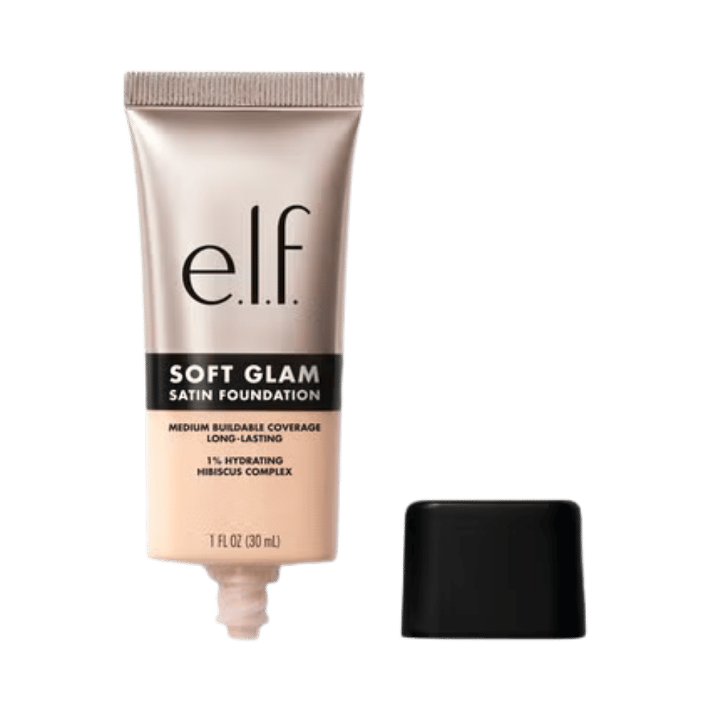 ELF ESOFT GLAM SATIN FOUNDATION MEDIUM BUILDBLE COVERAGE LONG LASTING - 22 LIGHT WARM
