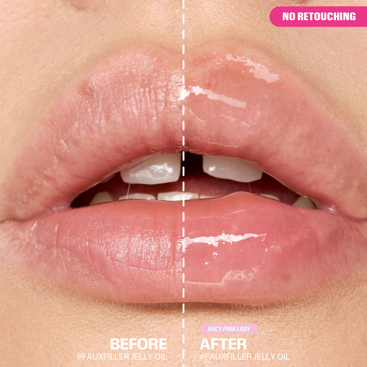 HUDA BEAUTY Faux Filler Jelly Oil Pink Lady