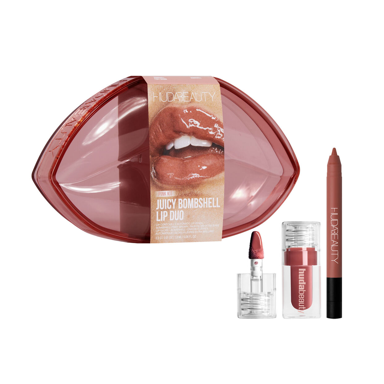 HUDA BEAUTY Juicy Bombshell Lip Duo