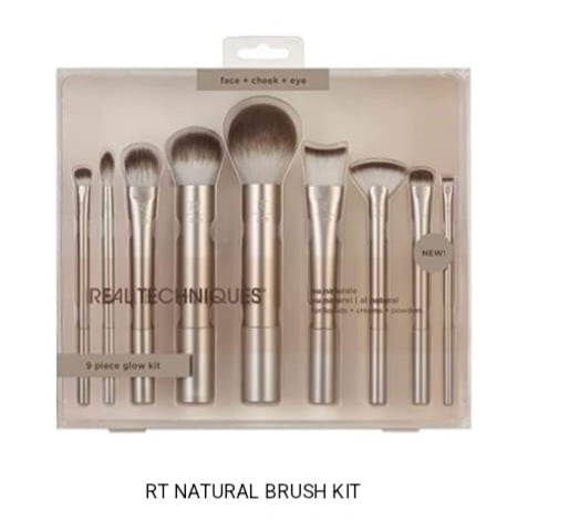 REAL TECHNIQUE GLOW KIT SET OF 9 BRUSHES