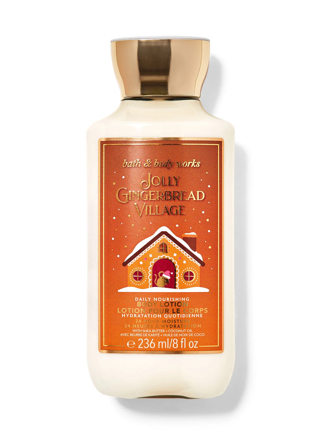 BATH AND BODY WORKS BODY LOTION -JOLLY GINGERBREAD VILLAGE