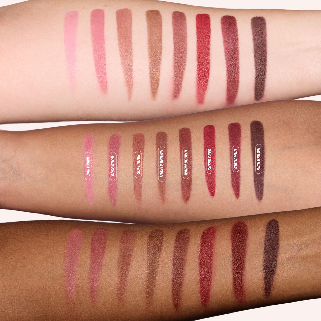 HUDA BEAUTY Lip Contour Lip Stain For 12-Hour Wear Rich Brown