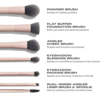 MORPHE Travel Shaping Essentials 6 BRUSHES