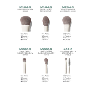 MORPHE Along for the Glide 6-Piece Travel Brush Set
