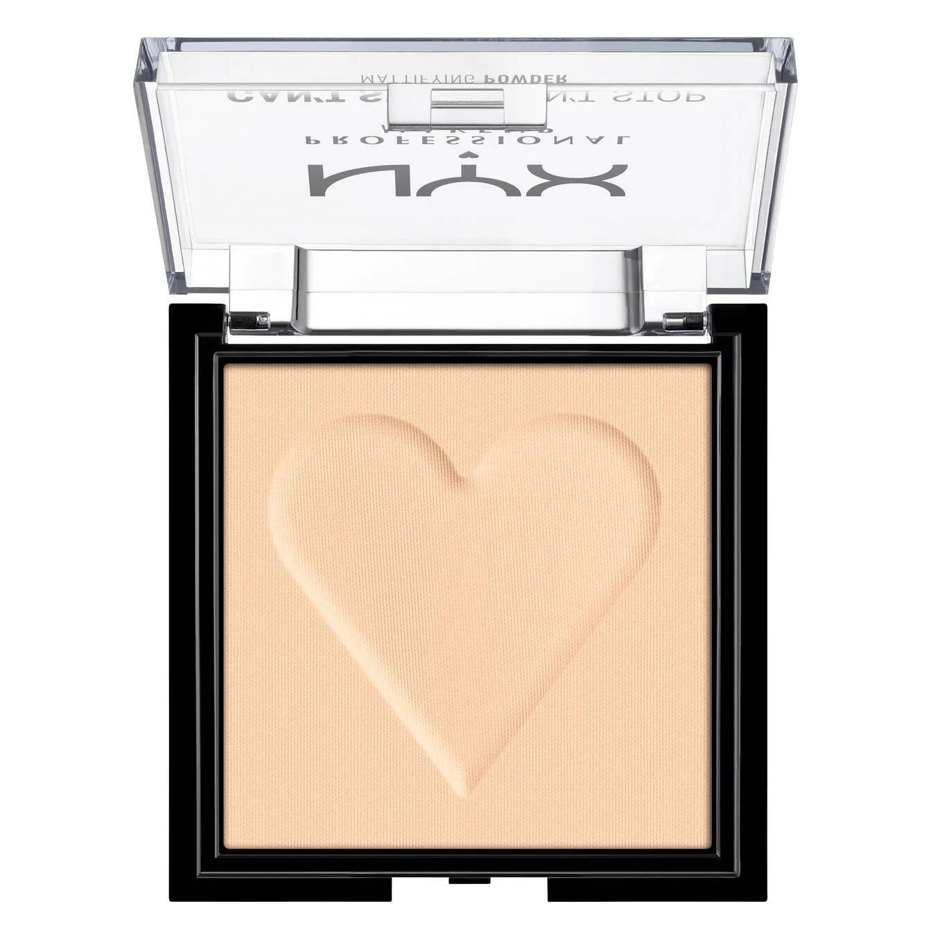 NYX Can't Stop Won't Stop Mattifying Pressed Powder Lightweight Pro Mattifying Face Powder- LIGHT