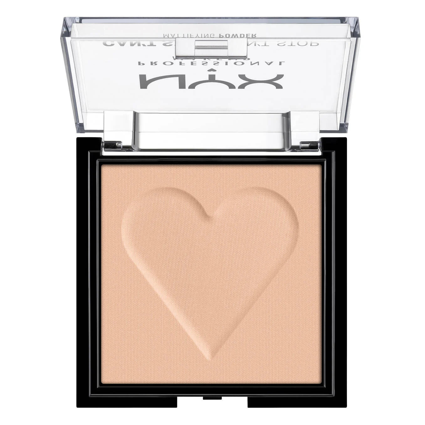NYX Can't Stop Won't Stop Mattifying Pressed Powder Lightweight Pro Mattifying Face Powder- LIGHT MEDIUM