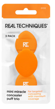 REAL TECHNIQUE Mini Miracle Concealer Puff Pack (3)
