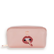 CHARLOTTE TILBURY Pillow Talk Makeup Bag open PILLOW TALK MAKEUP BAG LARGE MAKEUP BAG