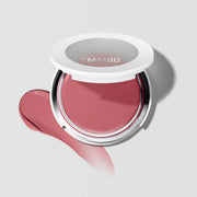 MAKE UP BY MARIO Soft Pop Plumping Blush Veil A weightless cream blush balm made with hyaluronic acid to hydrate and plump skin with a sheer veil of color.Shade: Rose Crush (Spiced Rose)