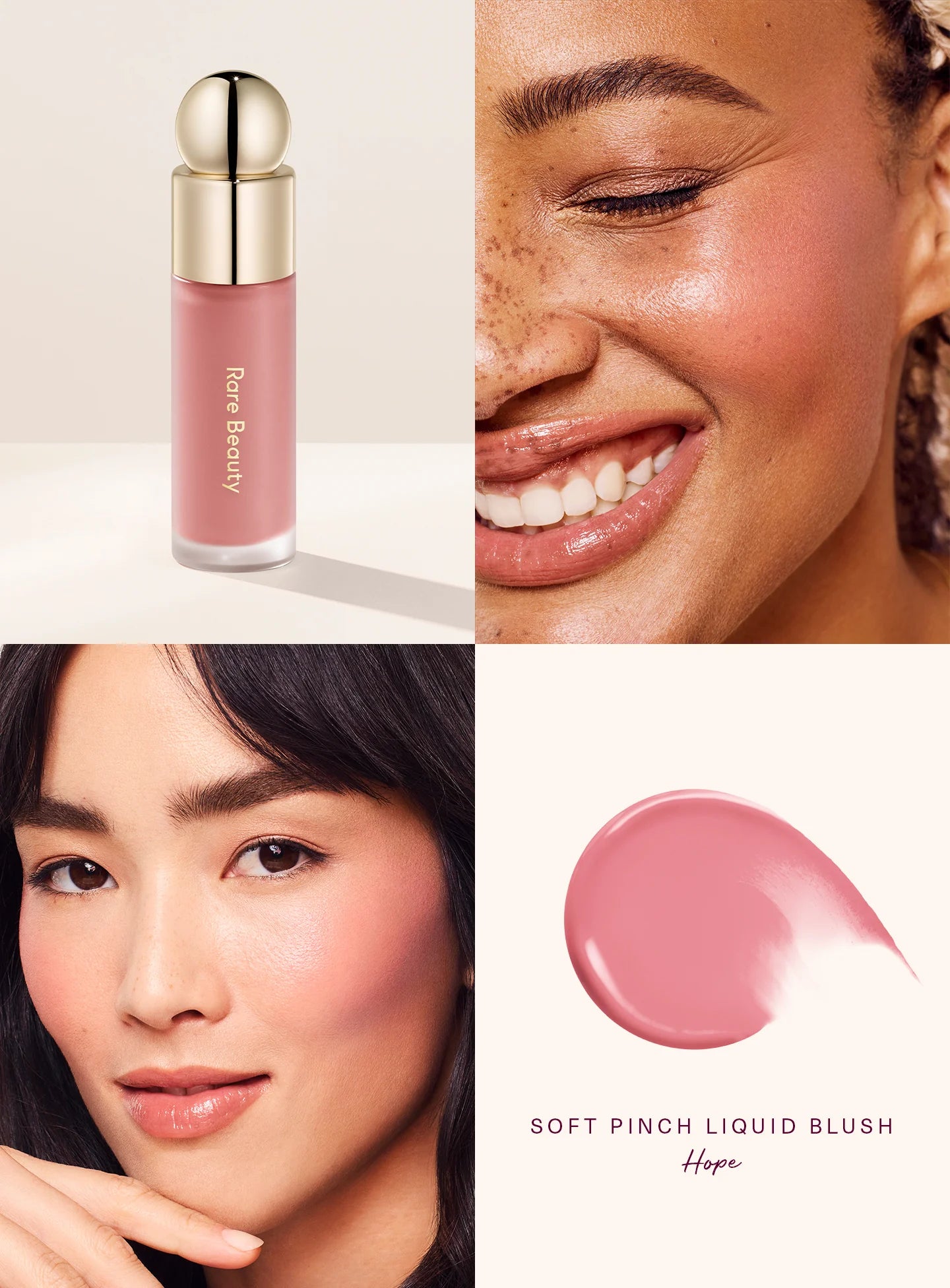 RARE BEAUTY SOFT PINCH DEWY LIQUID BLUSH - HOPE -