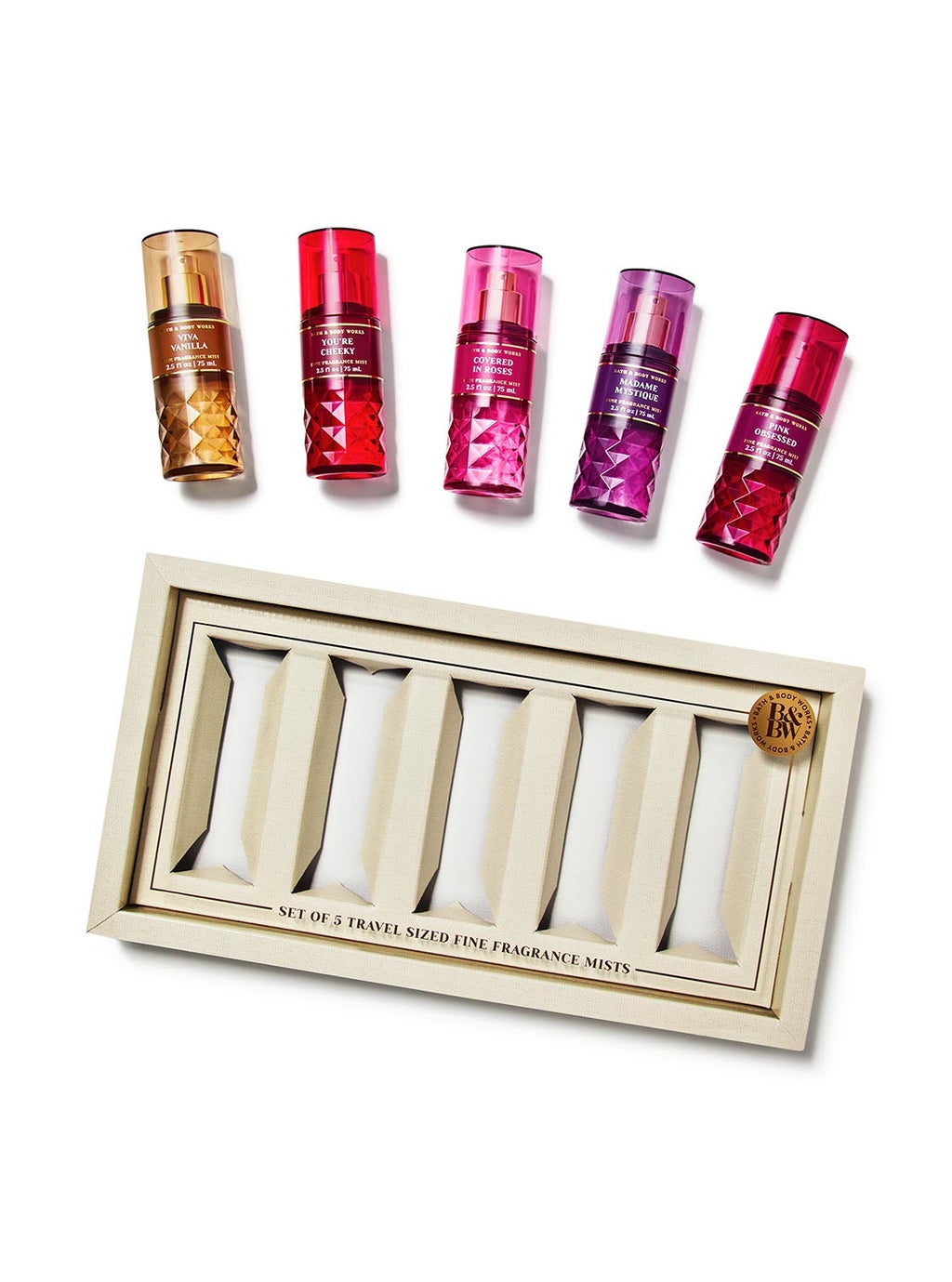 BATH AND BODY SET OF 5 FRAGRANCES
