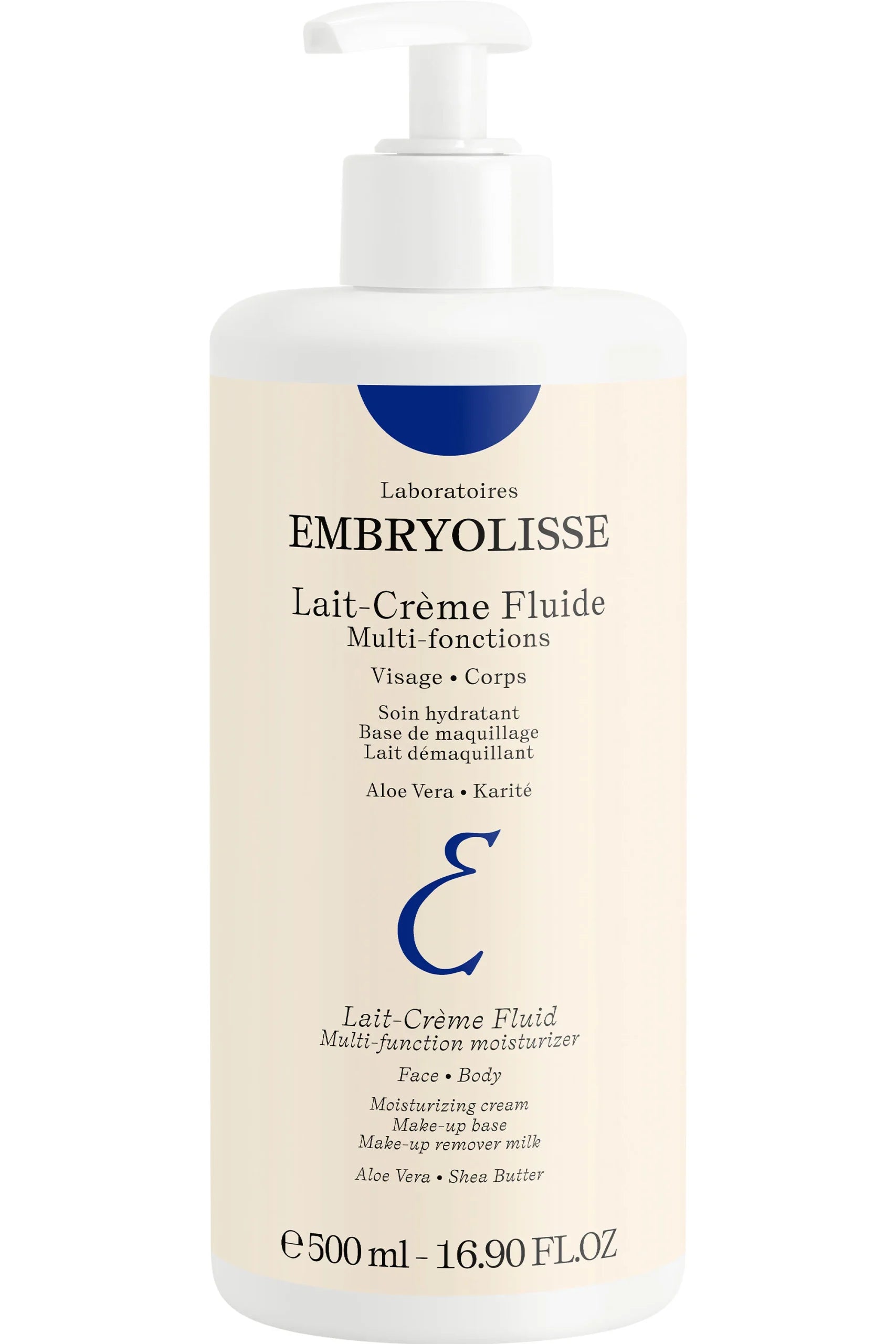 EMBRYOLISSE MULTI-FUNCTION MOISTURIZER - 400ML- MOISTURIZER+PRIMER+MAKEUP REMOVER