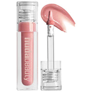 HUDA BEAUTY  Faux Filler Shiny Non-Sticky Lip Gloss-She Flirty -  a sheer rosy, pink gloss