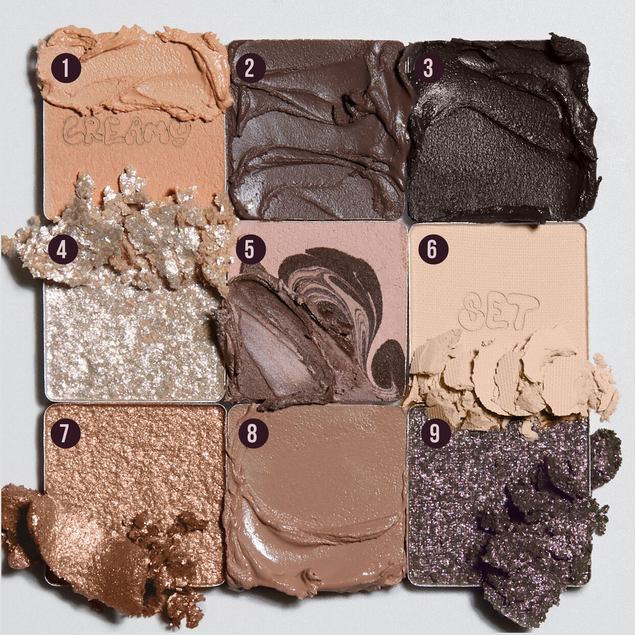 HUDA BEAUTY CREAMY EYE SHADOW PALETTE