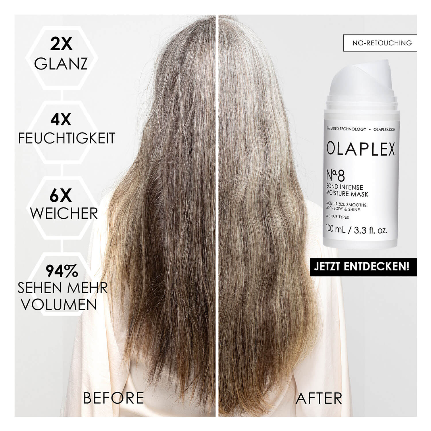 OLAPLEX N8 BOND INTENSE MOISTURE MASK -HYDRATE , LISSE-ALL HAIR TYPES