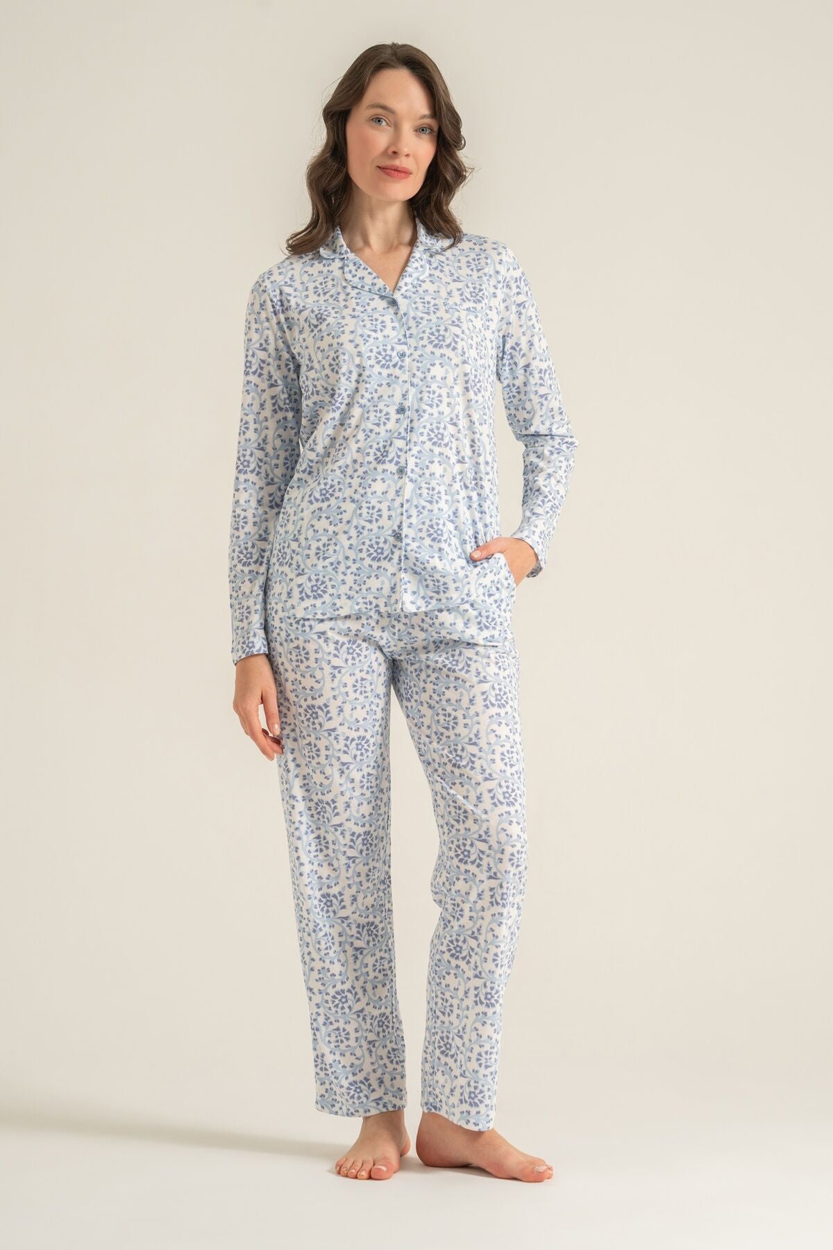 Pierre Cardin Flower Pyjama