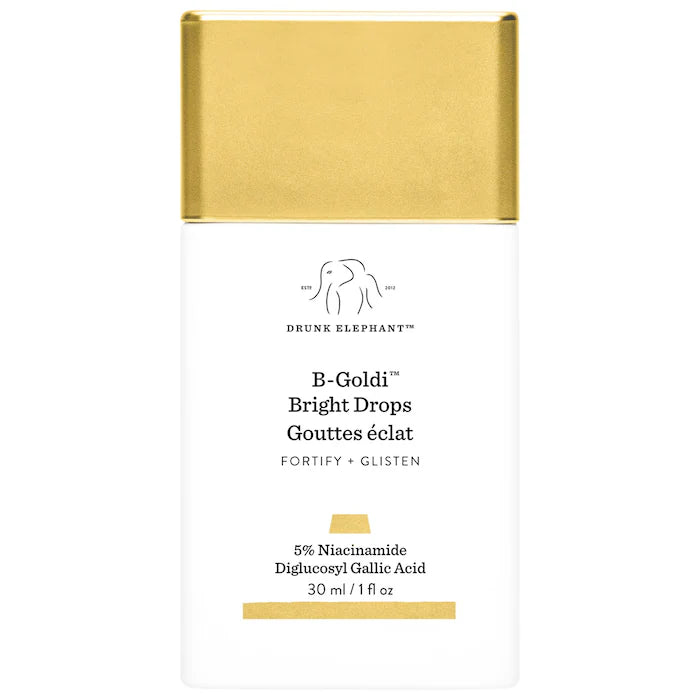 Drunk Elephant 
B-Goldi™ Bright Illuminating Drops with 5% Niacinamide- 30ml