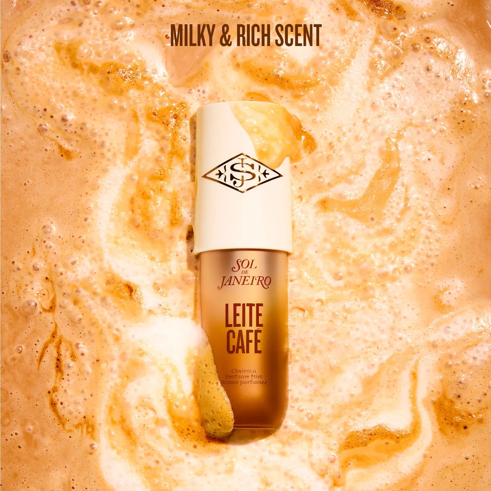 SOL DE JANEIRO Leite Café Perfume Mist | Limited Edition
Indulgent milky coffee perfume mist with latte accord, coconut milk, and lychee sorbet