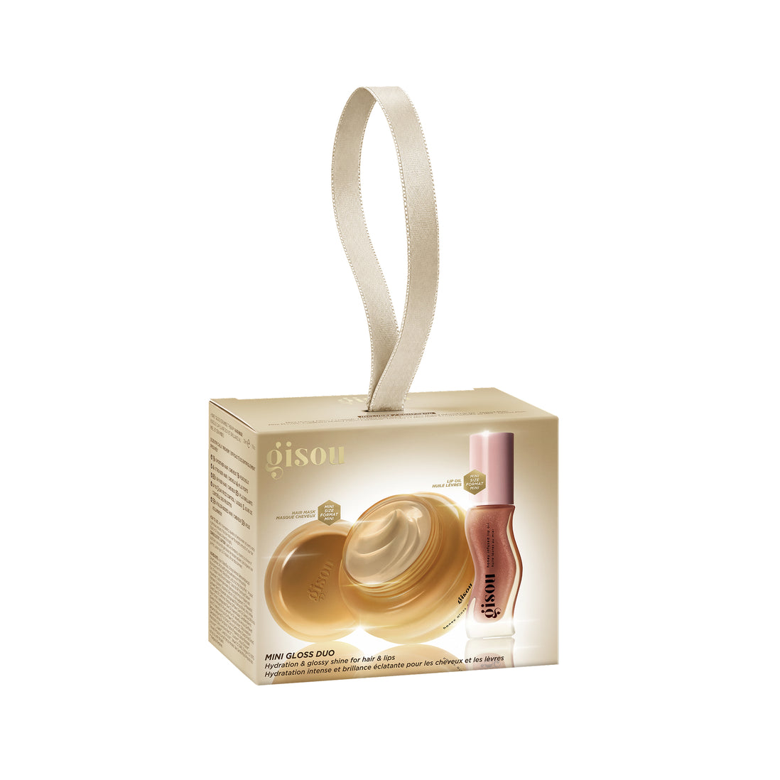 GISOU Gloss Duo Set ( Hair Mask & Lip Oil)