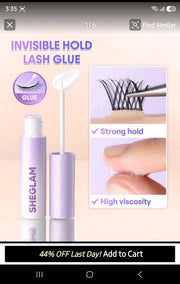 SHEGLAM Longwear Invisible Hold Lash Glue-Clear Brand Beauty Cosmetic Makeup For Women And Girls