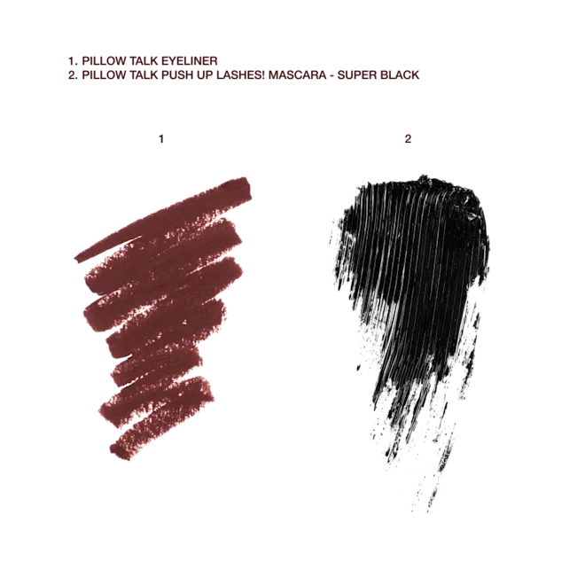 CHARLOTTE TILBURY  LIMITED EDITION!
PILLOW TALK DREAMY EYE DUO
PILLOW TALK -Burgandy eyeliner