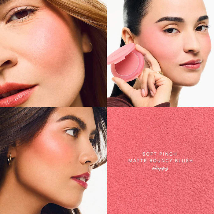 Rare Beauty by Selena Gomez 
Soft Pinch Matte Bouncy BlushColor: Happy - cool pink