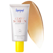 Supergoop! 
Glowscreen SPF 40 Sunscreen with Hyaluronic Acid + Niacinamide COLOR: Golden Hour / 50 mL - bronze