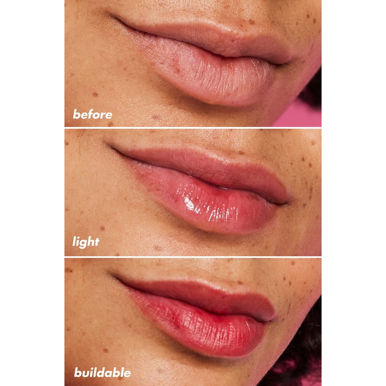 ELF Sheer For It Blush Tint, Buildable Stain For Lips + Cheeks Color: Pink Positive