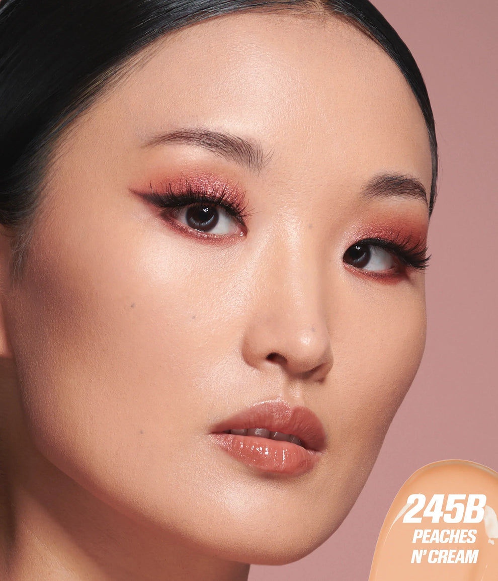 HUDA BEAUTY FOUNDATION #FAUXFILTER LUMINOUS MATTE FOUNDATION Shade Peaches N Cream 245B