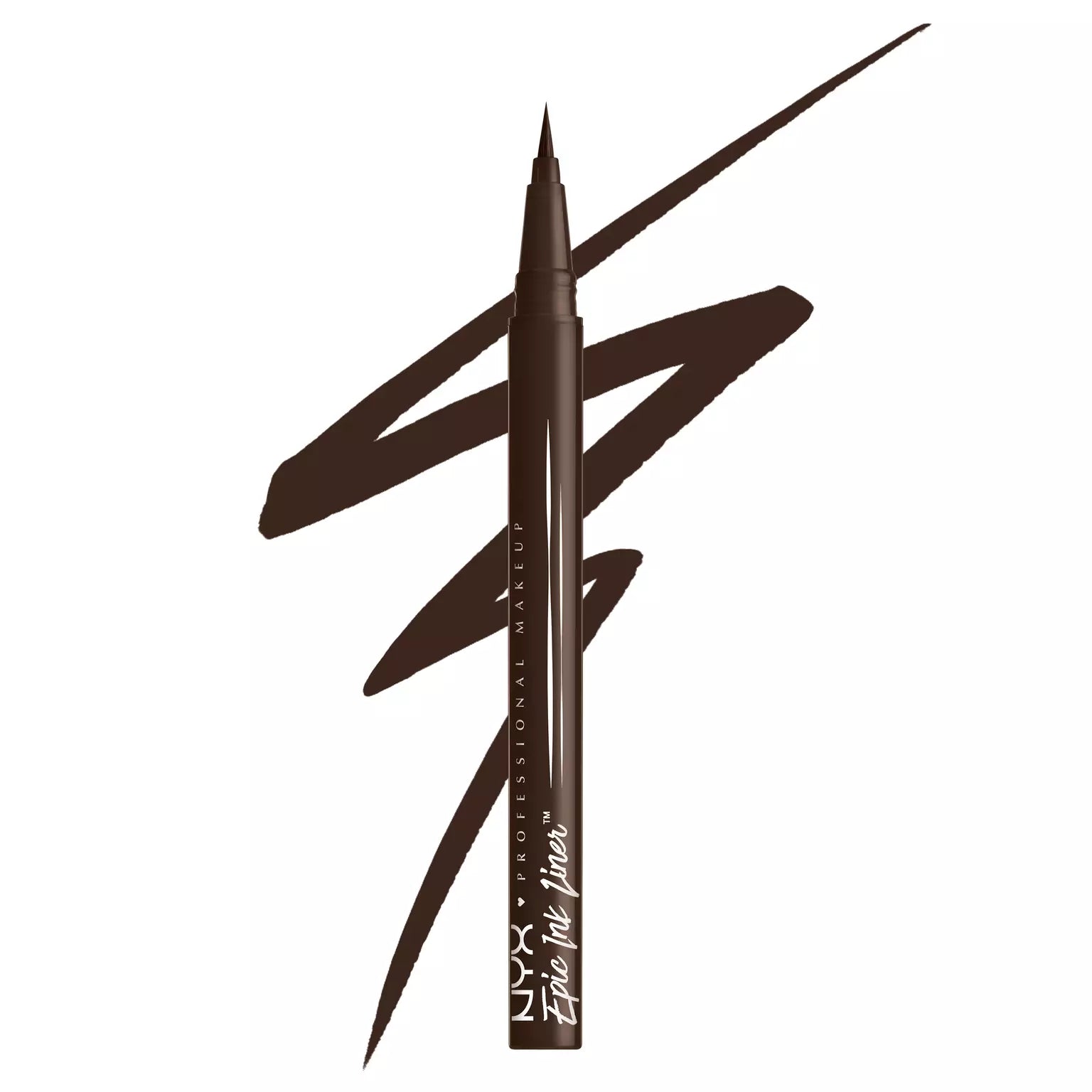 Epic Ink Waterproof Liquid Eyeliner
Waterproof felt-tip liquid eyeliner pen COLOR DARK CHOCOLATE