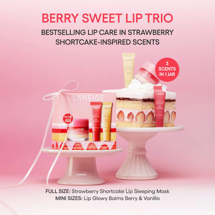 LANEIGE 
Berry Sweet Lip Treatment Minis Trio Set
