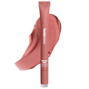 HUDA BEAUTY 
Liquid Matte Mousse Soft Blur Lip Cream Color: Rosy Nude - For a rustic rose finish look use