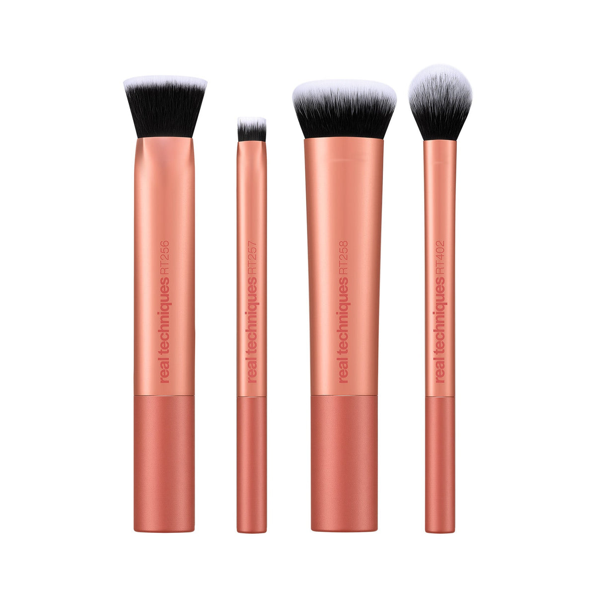 REAL TECHNIQUE Face Base Makeup Brush SetThe Real Techniques Face Base Set includes 4 face makeup brushes designed to stipple, blend and buff makeup for a seamless base.