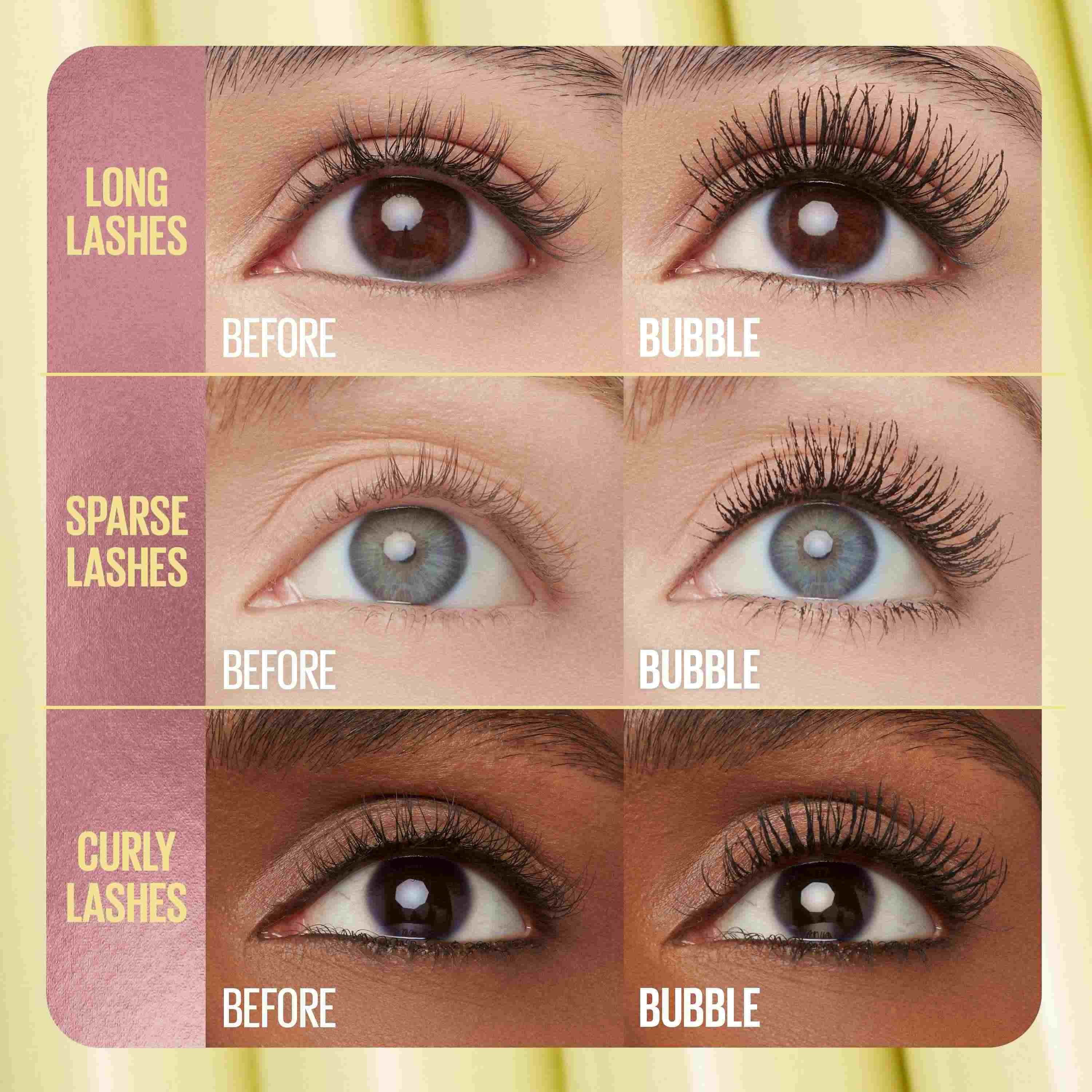 MAYBELLINE Colossal Bubble™ Washable Mascara
Buildable, sleek volume mascara