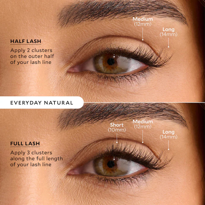 Velour Lashes 
Velour-Xtension Self-Stick Lash Clusters Color: Everyday Natural