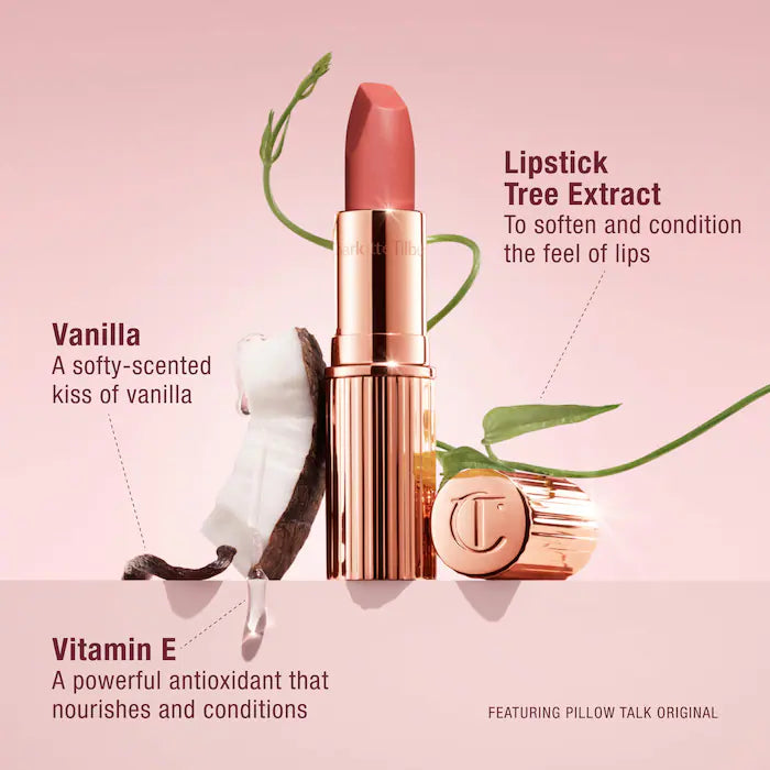 Charlotte Tilbury Matte Revolution Hydrating Lipstick Color: Secret Salma - deep rose plum