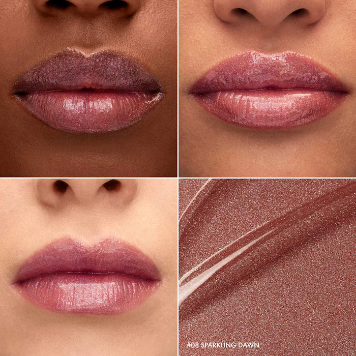 SEPHORA COLLECTION 
Outrageous Plump Hydrating Lip Gloss    Color: 08 Sparkling Dawn - shimmer nude