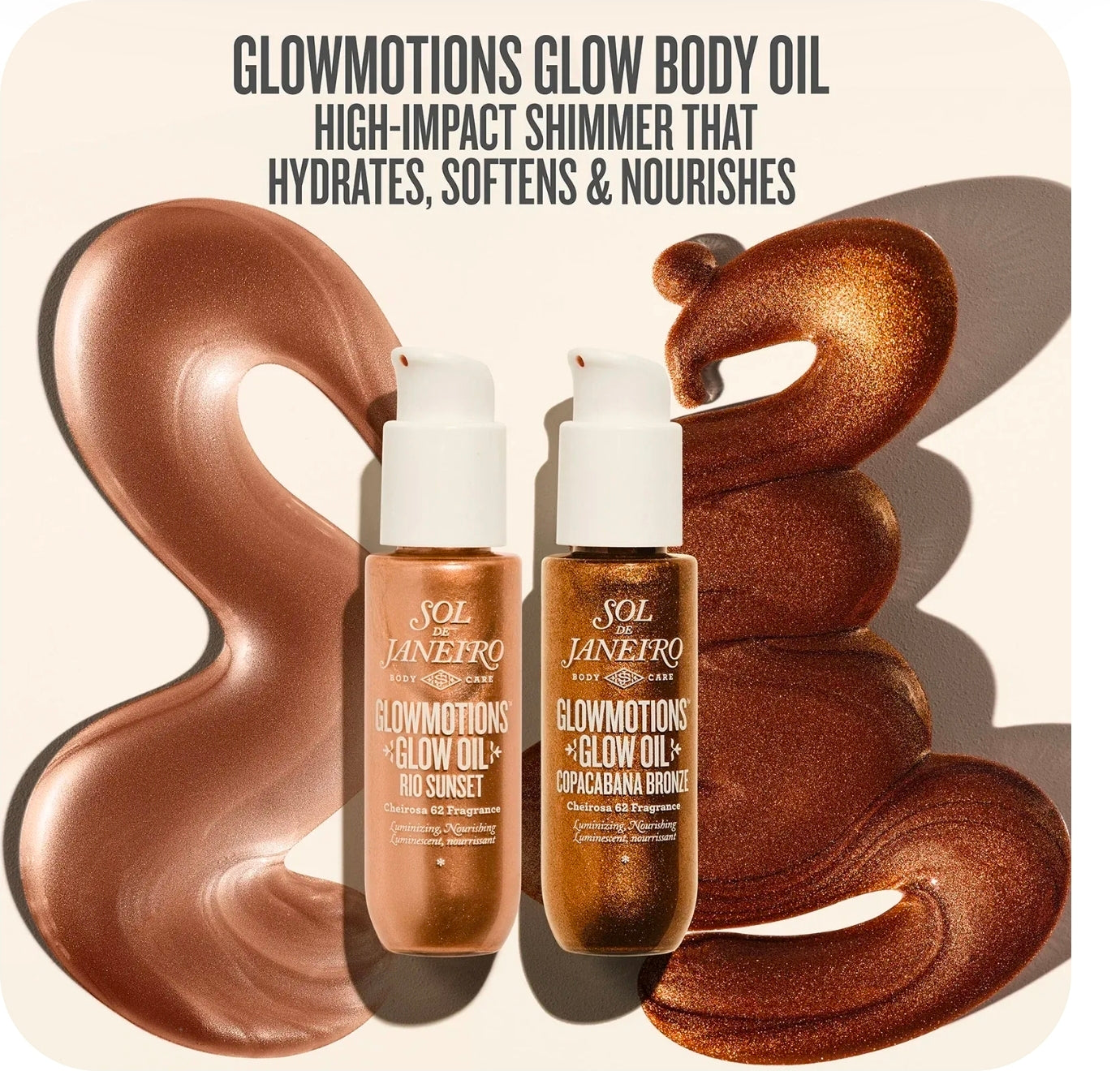 SOL DE JANEIRO Glowmotions™ Body Oil Glow Anywhere Set

Glow anywhere you go with our travel size body oil set