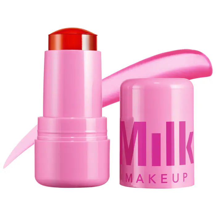 MILK MAKEUP 
Cooling Water Jelly Tint Lip + Cheek Blush Stain.   Color: Fresh - soft pink