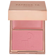 PATRICK TA 
Major Headlines Double-Take Crème & Powder Blush Duo Color: Out Of Office - cool pink